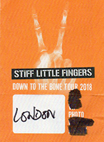 Stiff Little Fingers - O2 Forum, Kentish Town, London 23.3.18